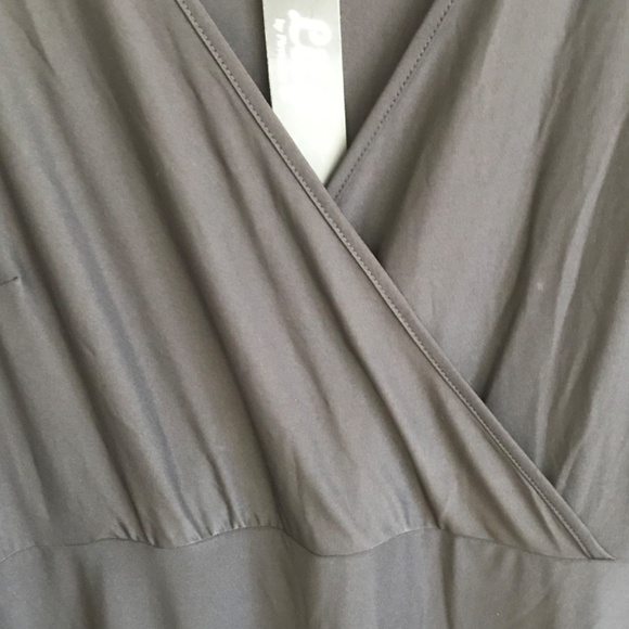 LILY By FIRMIANA Maxi Dress Sleeveless Hi Low Black NWT Women’s Plus Size 24W 4X - Picture 7 of 16